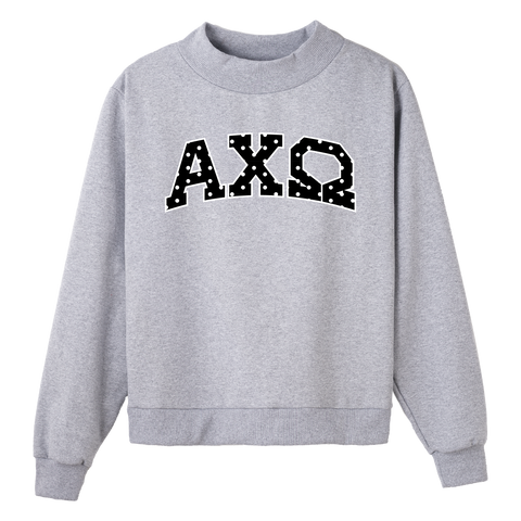Spot On Sorority Mock Neck