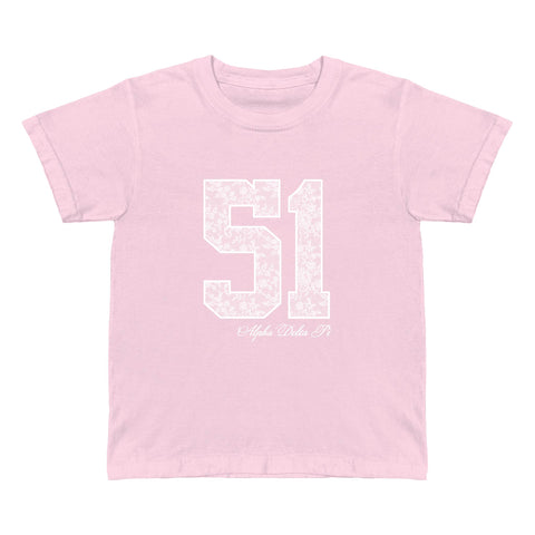 Lace League Printed Sorority Baby Tee