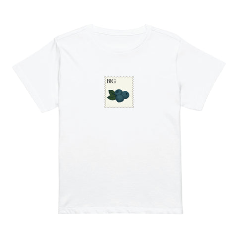 Blueberry Express - Big Little Tee-Big-S-white