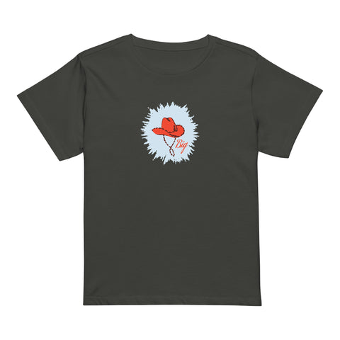 Wild West - Big Little Tee-Big-S-black, gray