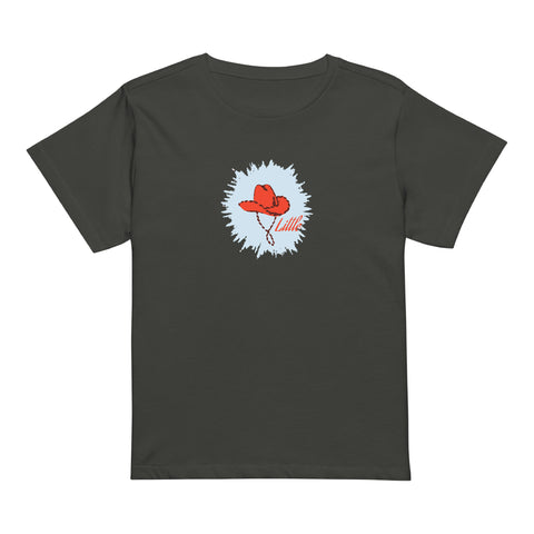 Wild West - Big Little Tee-Little-S-black, gray