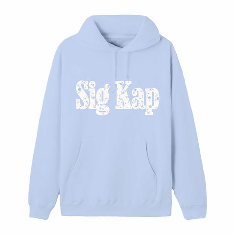 Blue Flower Sorority Hoodie