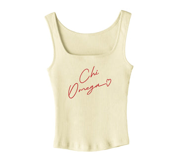 With Love Yellow Sorority Tank