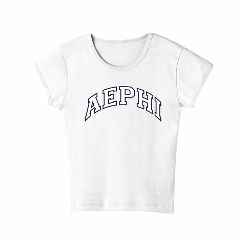 Classic Collegiate Sorority Baby Tee
