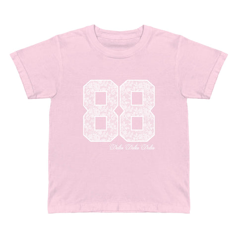 Lace League Printed Sorority Baby Tee