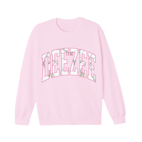 White Camo Sorority Crewneck