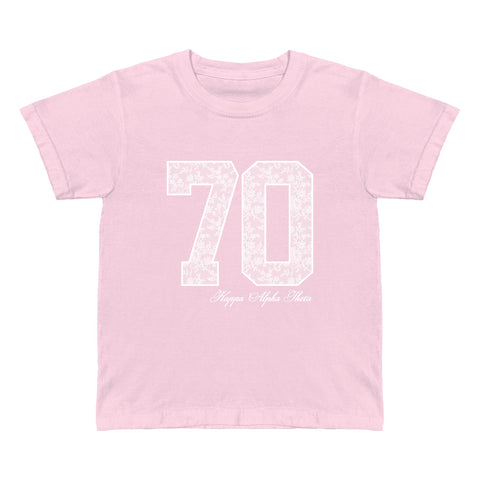 Lace League Printed Sorority Baby Tee