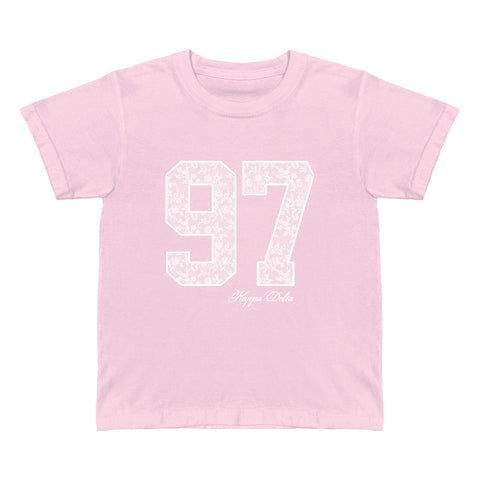 Lace League Printed Sorority Baby Tee