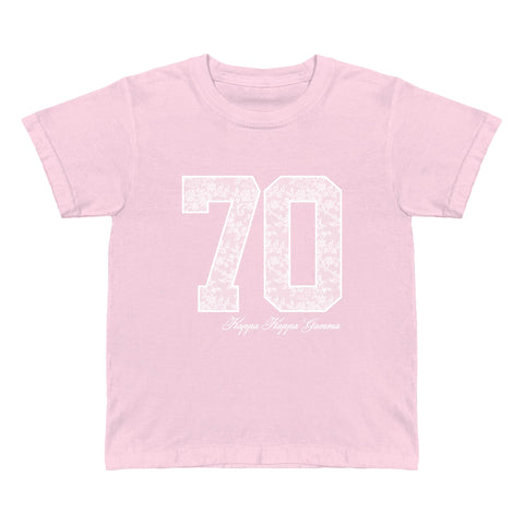 Lace League Printed Sorority Baby Tee