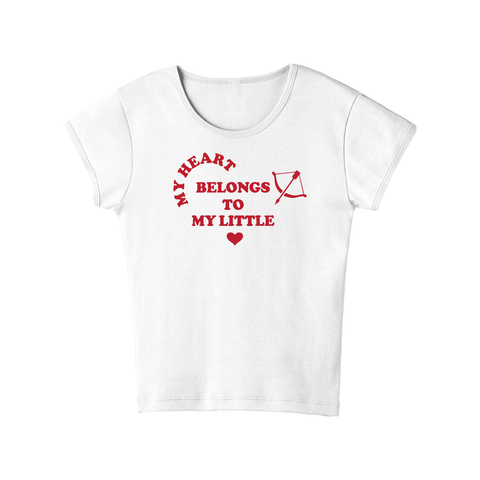 My Heart Belongs To Big Little Baby Tee