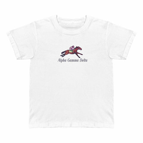 Off To The Races Sorority Baby Tee