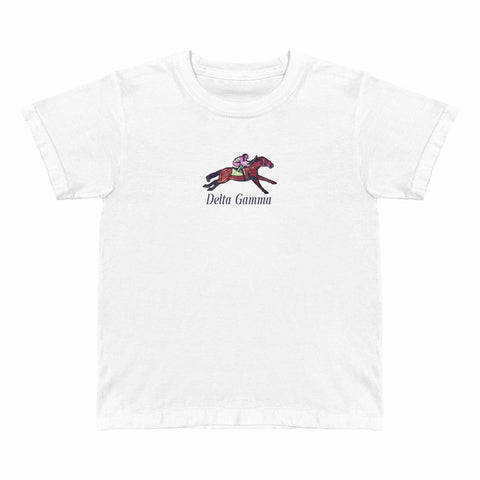 Off To The Races Sorority Baby Tee