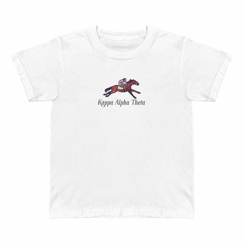 Off To The Races Sorority Baby Tee