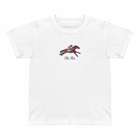 Off To The Races Sorority Baby Tee