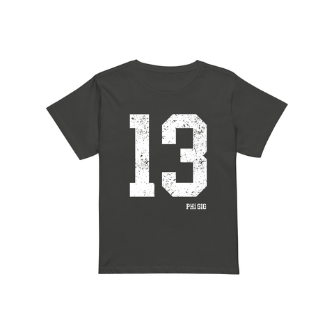Team Player Baby Tee-Phi Sigma Sigma-S-black, gray