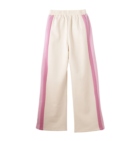 Pink Stripe Flare Sweats