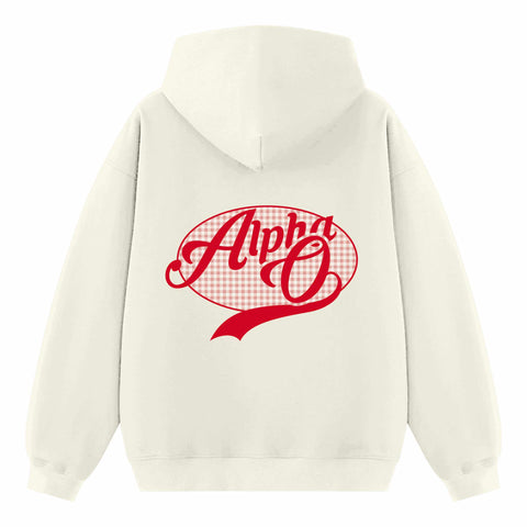 Retro Check Sorority Hoodie