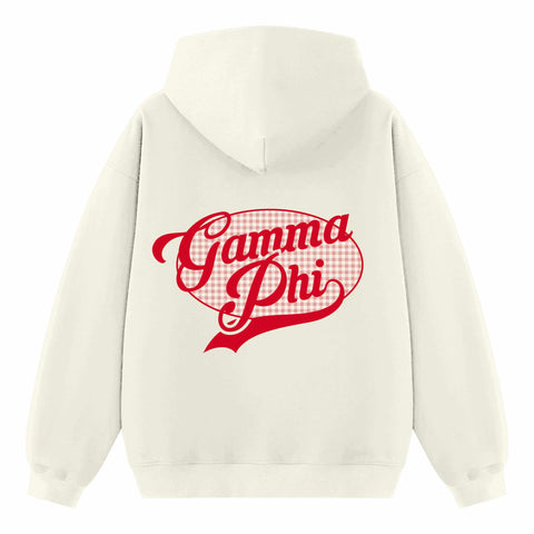 Retro Check Sorority Hoodie