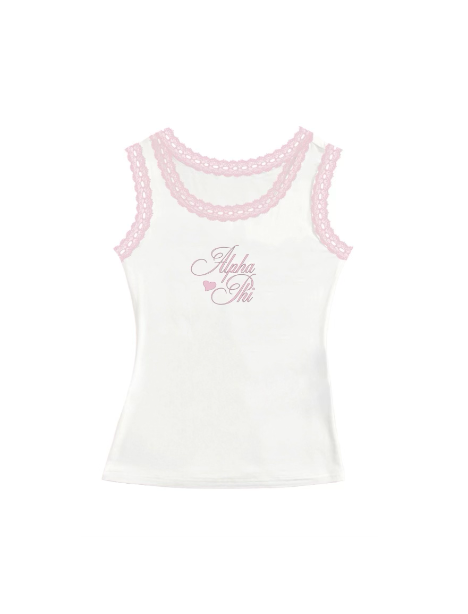 SDSU APHI BTS '23 Lace Trim Tank