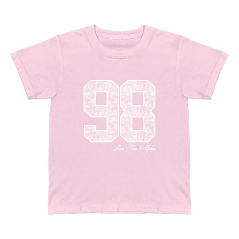 Lace League Printed Sorority Baby Tee