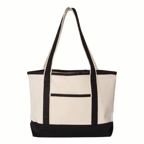 2-Tone Pocket Tote Bag
