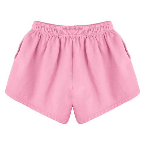 Miami Shorts, custom mid-rise fleece sweat shorts in Dream House color