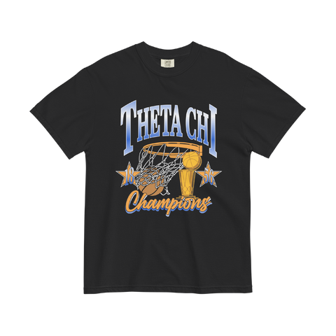 Championship Fraternity Tee-Theta Chi-M-black