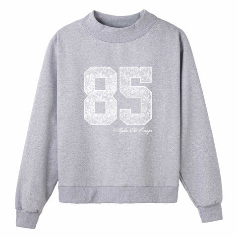 Lace League Sorority Mock Neck