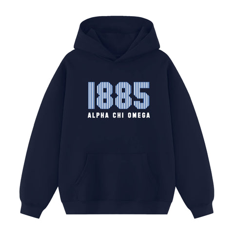 Pinstripe Year Sorority Hoodie