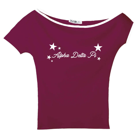 Sweet Dreams Bordeaux Sorority Marina Top