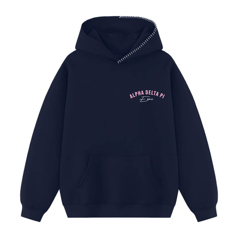 Rose Arc Exec Hood Stitch Sorority Hoodie