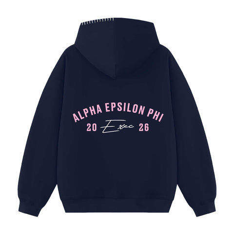 Rose Arc Exec Hood Stitch Sorority Hoodie