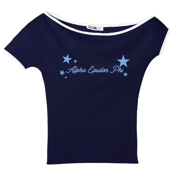 Sweet Dreams Navy Sorority Marina Top