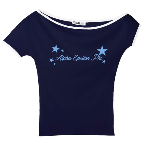 Sweet Dreams Navy Sorority Marina Top
