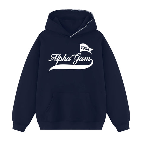 Campus Spirit Hood Stitch Sorority Hoodie