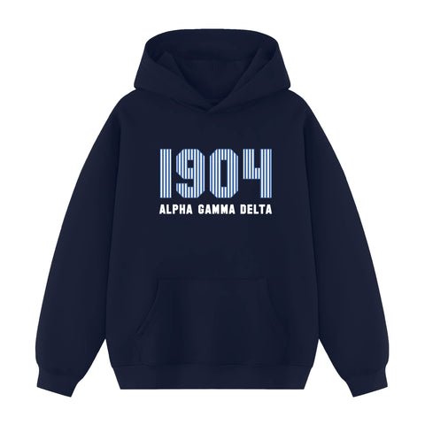 Pinstripe Year Sorority Hoodie