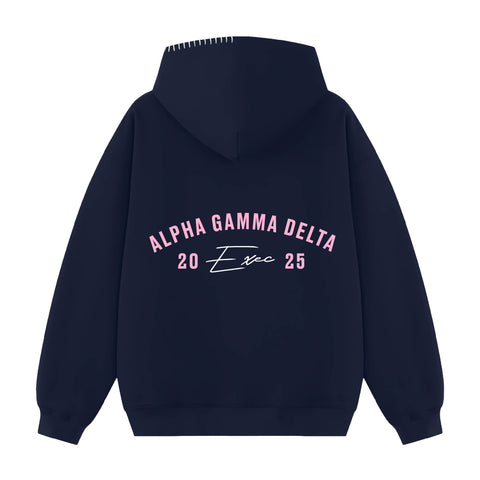 Rose Arc Exec Hood Stitch Sorority Hoodie