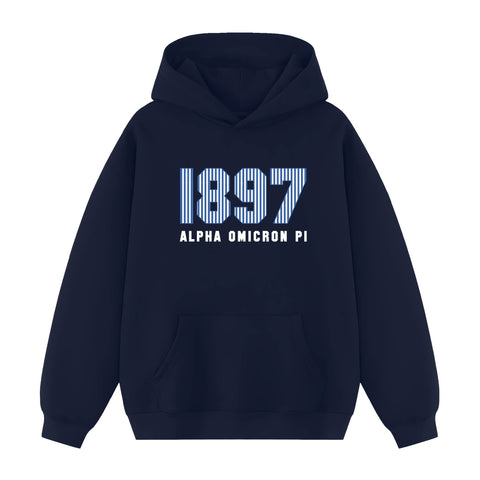 Pinstripe Year Sorority Hoodie