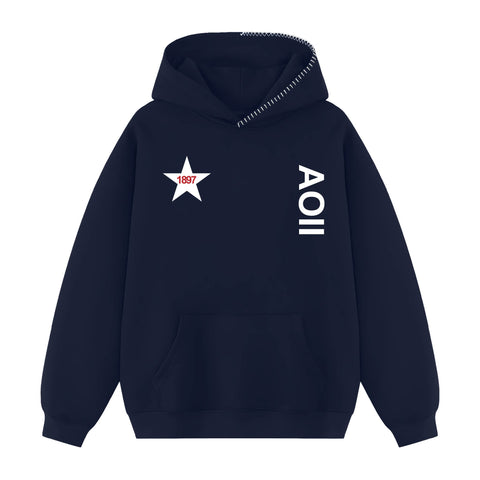 Rally Star Hood Stitch Sorority Hoodie