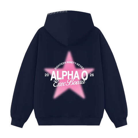 Star Council Exec Hood Stitch Sorority Hoodie