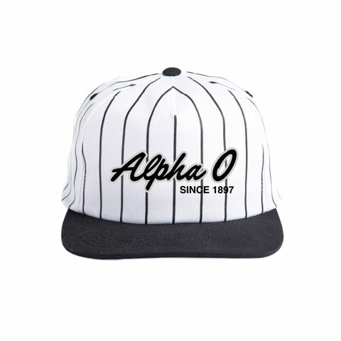Silver and Black Embroidered Sorority Hat