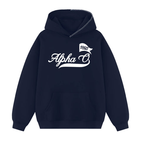 Campus Spirit Hood Stitch Sorority Hoodie