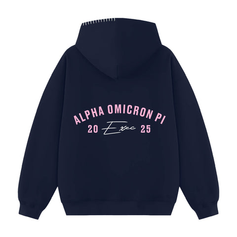 Rose Arc Exec Hood Stitch Sorority Hoodie