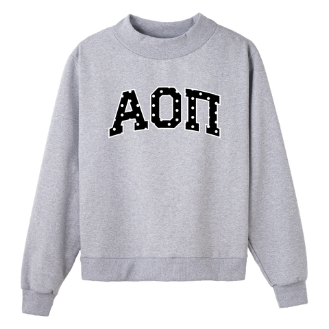 Spot On Sorority Mock Neck