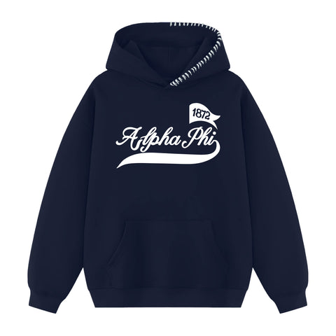Campus Spirit Hood Stitch Sorority Hoodie