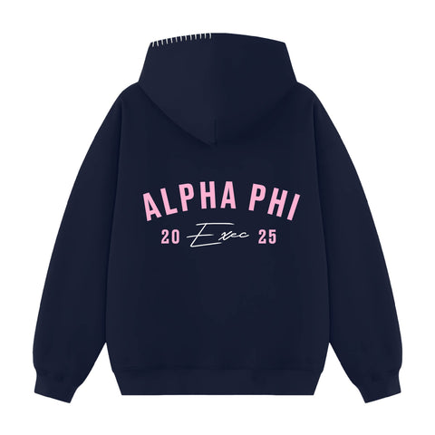 Rose Arc Exec Hood Stitch Sorority Hoodie