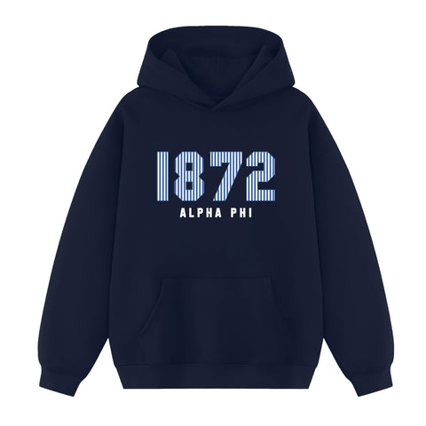 Pinstripe Year Sorority Hoodie