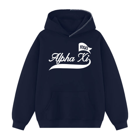 Campus Spirit Hood Stitch Sorority Hoodie