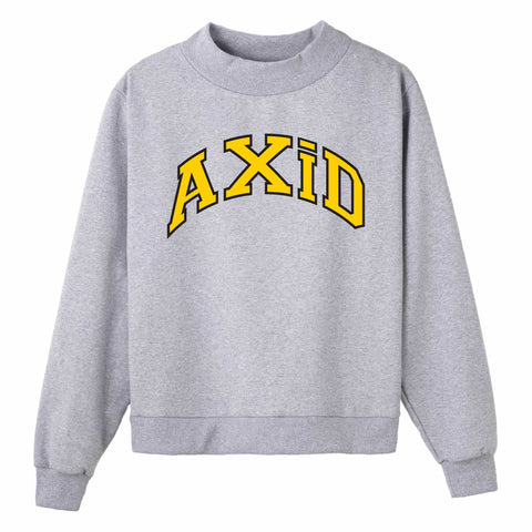 Gold and Black Campus Colors Sorority Mock Neck