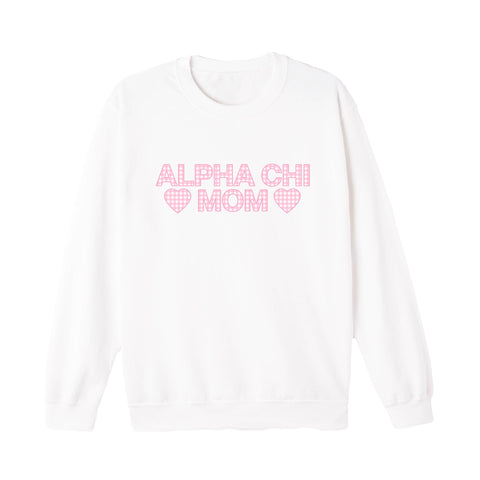 Picnic With Mom Printed Sorority Crewneck